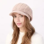 Women's Slouchy Beanie Hat Beret Hat Home Daily Holiday Solid / Plain Color Knit Casual Nordic Style Casual / Daily 1 pcs 2025