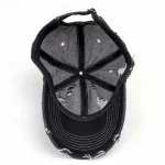 Men's Baseball Cap Sun Hat Trucker Hat Black Deep Blue Cotton Ripped Fashion Casual Street Daily Plain Adjustable Sunscreen Breathable 2025 - Image 6