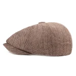 Men's Hat Flat Cap Windproof Comfort Breathable Outdoor Street Daily Print Stripe 2025 - Image 5