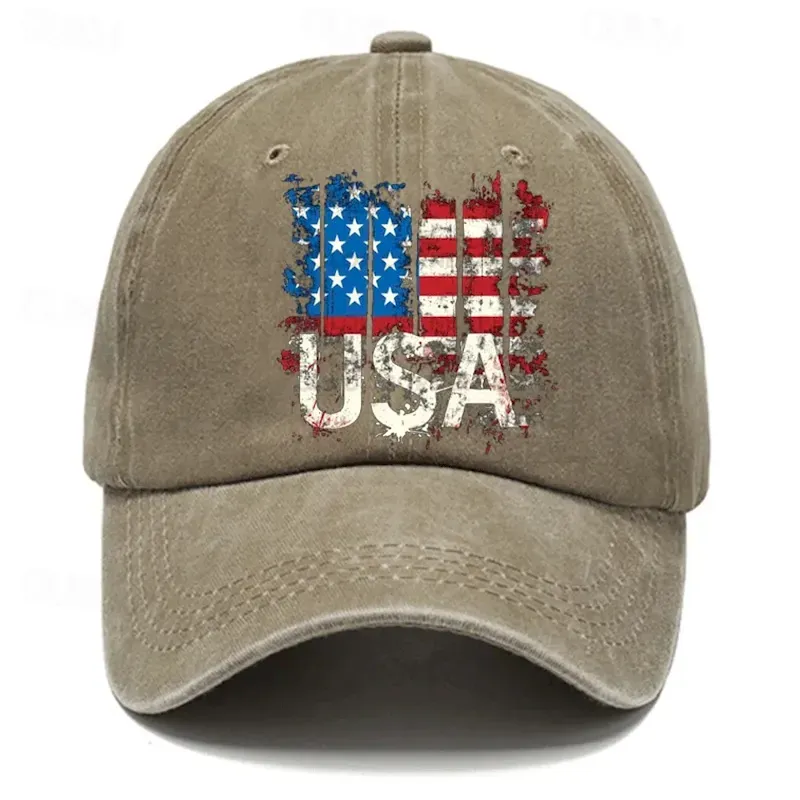 pzecgp1725953777475.webp Men's Baseball Cap Sun Hat Trucker Hat Black Dark Navy Cotton Adjustable Fashion Daily Wear Festival Graphic Pattern National Flag Casual / Daily 2025 - Image 1