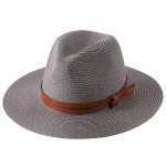 Women's Cowboy Hats 1pcs Basic Brown Band Western Hats 2025 - Image 5