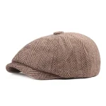 Men's Hat Flat Cap Windproof Comfort Breathable Outdoor Street Daily Print Stripe 2025