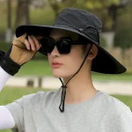 Adults Wide Brim Sun Hat UPF50+ Bucket Hat Waterproof Quick Dry Breathable Summer Hat for Fishing Camping & Hiking 2025 - Image 2