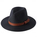 Women's Cowboy Hats 1pcs Basic Brown Band Western Hats 2025 - Image 4