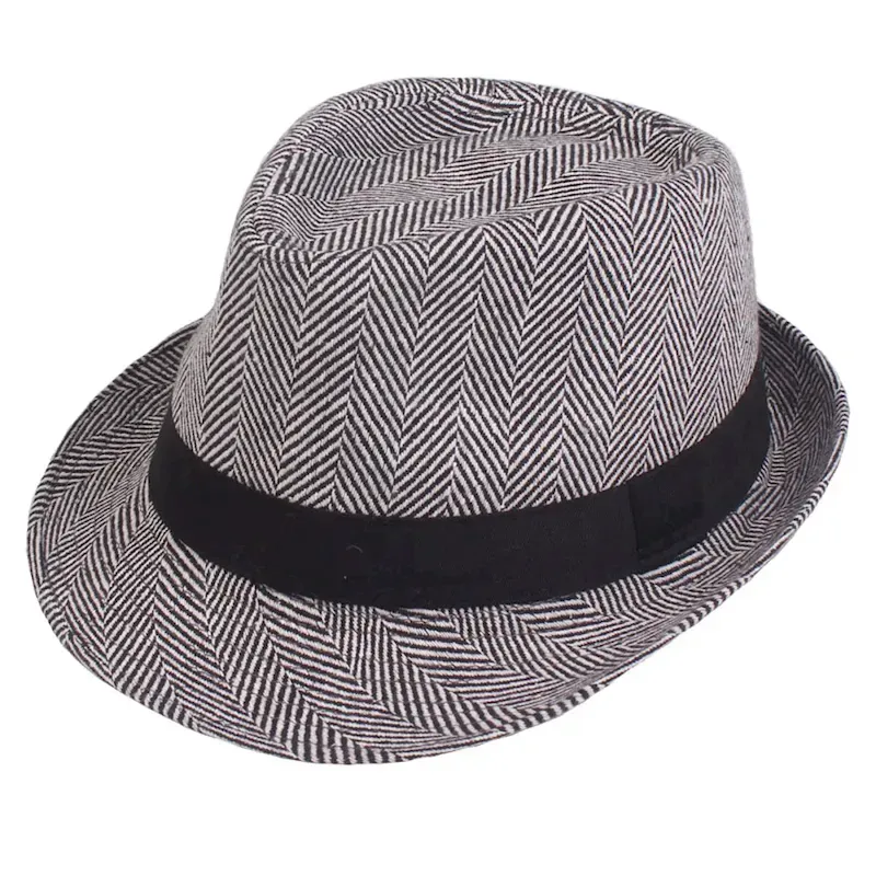 xtpmap1676360097883.webp Men's Fedora Hat Panama Hat khaki Light Grey Cotton Streetwear Stylish 1920s Fashion Outdoor Daily Going out Graphic Prints Sunscreen 2025 - Image 1