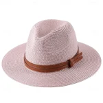 Women's Cowboy Hats 1pcs Basic Brown Band Western Hats 2025 - Image 3
