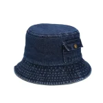 Wholesale Creative Denim Fisherman Hat With Pocket - Image 5