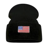 Wholesale Fashion Autumn And Winter American Flag Wool Knitted Hat - Image 4