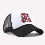Wholesale Women Fashion Casual Red Lip Letter Embroidered Baseball Cap - Image 7
