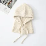 Wholesale Women Fashion Casual Autumn And Winter Solid Color Warm Knitted Hat - Image 8