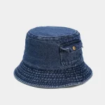 Wholesale Creative Denim Fisherman Hat With Pocket - Image 7