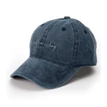 Wholesale High Quality Washed Cotton Bad Hair Day Adjustable Solid Color Baseball Cap