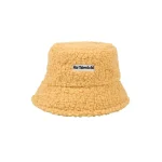Wholesale Autumn Winter Women Fashion Solid Color Plush Warm Bucket Hats - Image 4