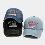 Wholesale Outdoor Casual Embroidered Denim Letter Baseball Cap