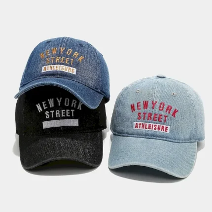 Wholesale Outdoor Casual Embroidered Denim Letter Baseball Cap