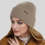 Wholesale Women Fashion Casual Solid Color Winter Knitted Wool Hat