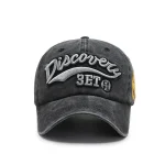 Wholesale Vintage Embroidered Denim Cap - Image 5