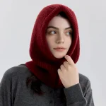 Wholesale Women Fashion Casual Autumn And Winter Solid Color Knitted Hat - Image 3