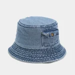 Wholesale Creative Denim Fisherman Hat With Pocket - Image 8