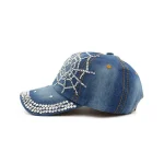 Wholesale Women'S Fashion Diamond Spider Web Handmade Diamond Cap - Image 4