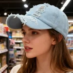 Wholesale Fashion Casaul Washed Denim Baseball Cap