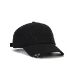 Wholesale Personalized Hole Iron Ring Hip-Hop Dancing Denim Baseball Cap - Image 6