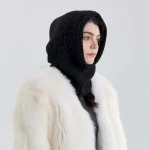 Wholesale Women Fashion Casual Autumn And Winter Solid Color Knitted Hat - Image 7