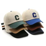 Wholesale Fashion Casual Retro Simple Letter Patchwork Baseball Cap - Image 2