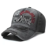 Wholesale Men Fashion Casual Washed Embroidered Baseball Cap - Image 6