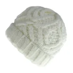 Wholesale Women Fashion Casual Solid Color Warm Thick Knitted Hat - Image 7