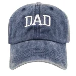 Wholesale Fashion Casual Washed Cotton Letter Embroidered Baseball Cap - Image 2