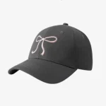 Wholesale Women Fashion Cute Solid Color Bowknot Embroidered Baseball Cap - Image 7