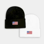 Wholesale Fashion Autumn And Winter American Flag Wool Knitted Hat - Image 2