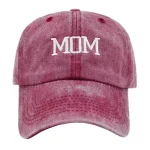 Wholesale Fashion Casual Washed Cotton Letter Embroidered Baseball Cap - Image 8