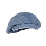 Wholesale Autumn Winter Denim Octagonal Beret Women Newsboy Hat - Image 2