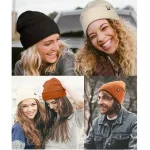 Wholesale Fashion Casual Solid Color Outdoor Warm Knitted Hat - Image 2