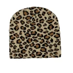 Wholesale Women Fashion Leopard Jacquard Knitted Warm Hat - Image 4
