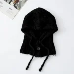 Wholesale Women Fashion Casual Autumn And Winter Solid Color Warm Knitted Hat - Image 6