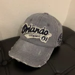 Wholesale Fashion Casual Big Head Circumference Letter Embroidered Baseball Cap - Image 6